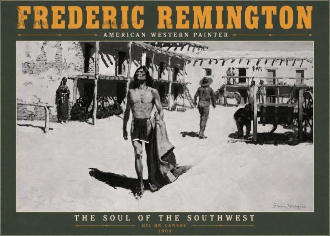 Frederic Remington The Soul of the Southwest No5 - Affiche