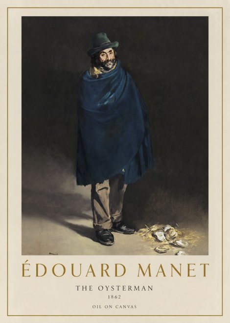 Édouard Manet The Oysterman No1 - Affiche