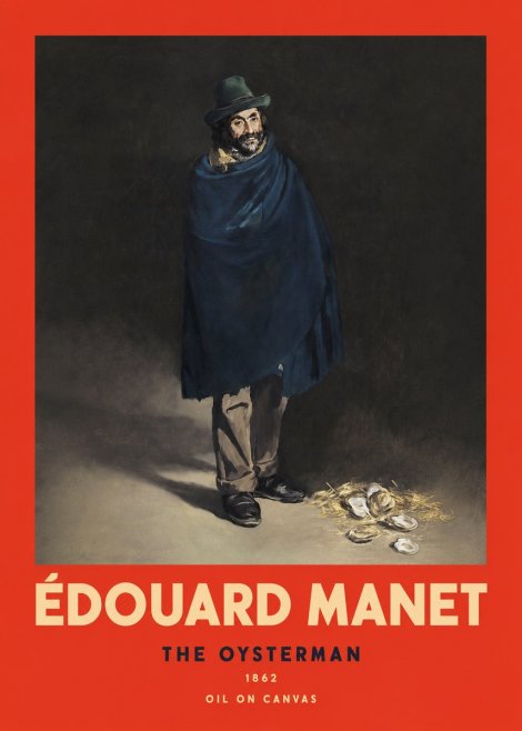 Édouard Manet The Oysterman No2 - Affiche