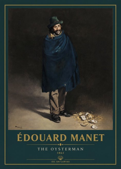 Édouard Manet The Oysterman No3 - Affiche