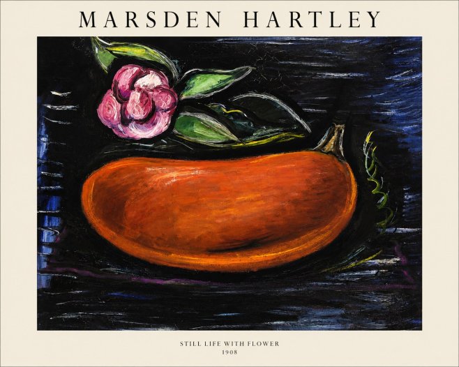 Marsden Hartley Still Life with Flower No1 - Affiche