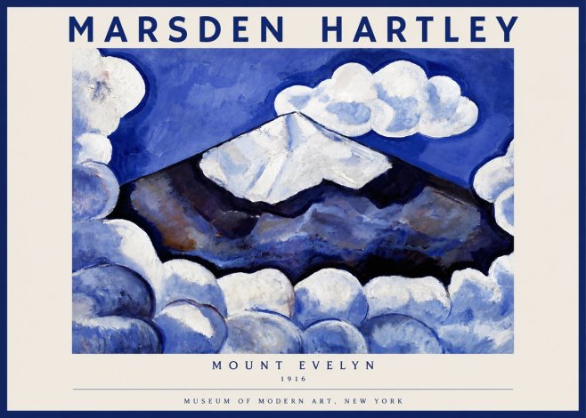 Marsden Hartley Mount Evelyn No2 - Affiche