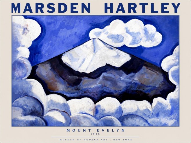 Marsden Hartley Mount Evelyn No5 - Affiche