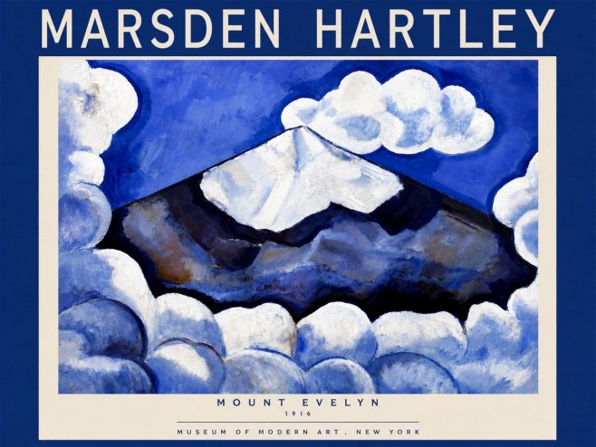 Marsden Hartley Mount Evelyn No6 - Affiche