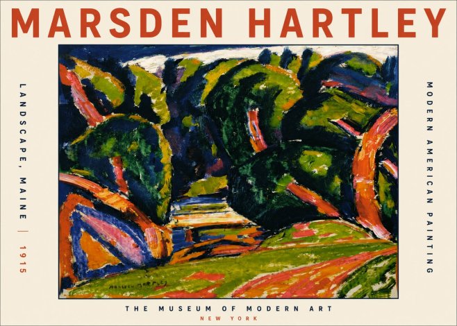 Marsden Hartley Landscape, Maine No5 - Affiche