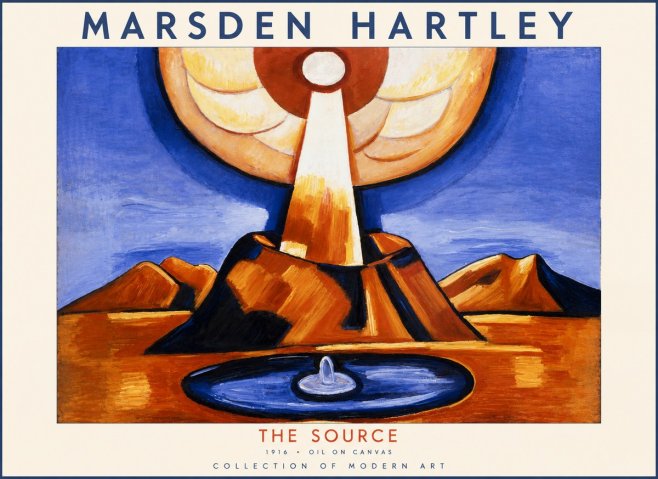 Marsden Hartley The Source No2 - Affiche