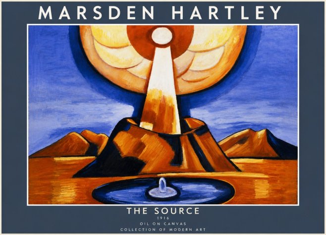 Marsden Hartley The Source No3 - Affiche