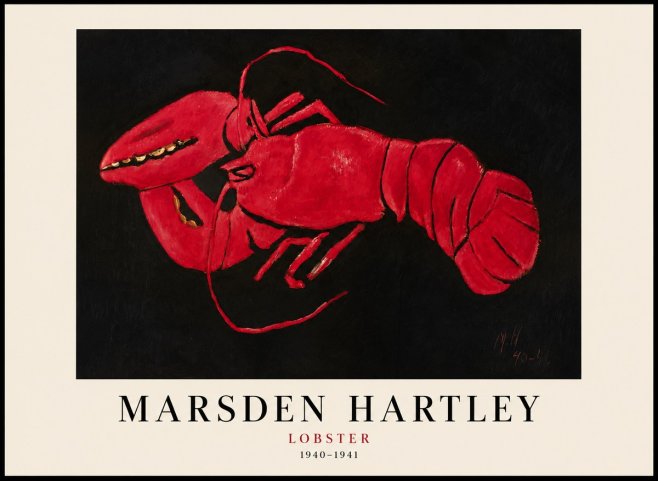 Marsden Hartley Lobster No1 - Affiche