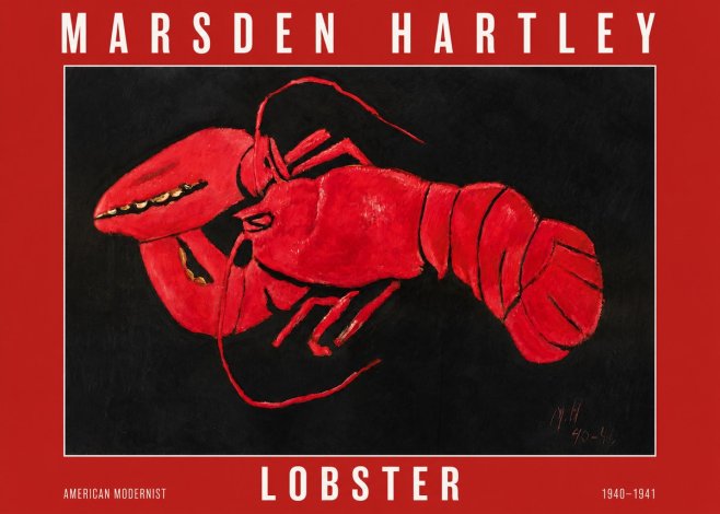 Marsden Hartley Lobster No2 - Affiche