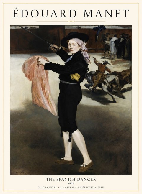 Édouard Manet The Little Bullfighter No2 - Affiche