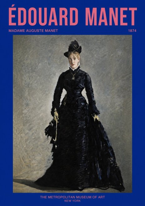 Édouard Manet Madame Auguste Manet No2 - Affiche