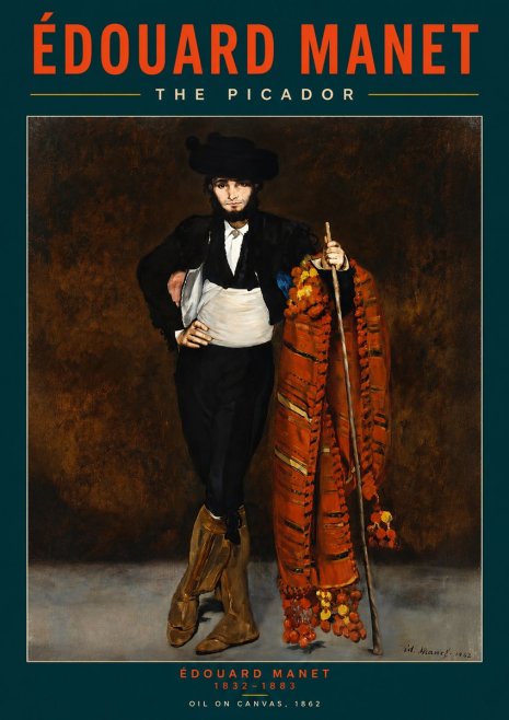 Édouard Manet The Picador No2 - Affiche