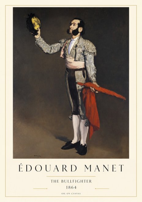 Édouard Manet The Bullfighter No1 - Affiche