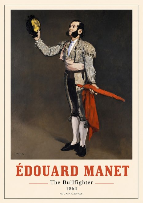 Édouard Manet The Bullfighter No4 - Affiche