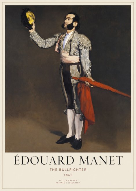 Édouard Manet The Bullfighter No6 - Affiche