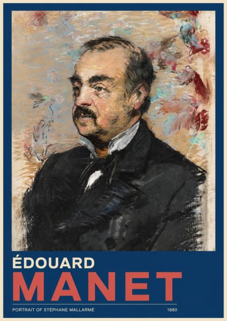 Édouard Manet Portrait of Stéphane Mallarmé I No2 - Affiche