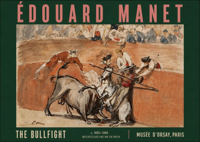 Édouard Manet The Bullfight I No5 - Affiche