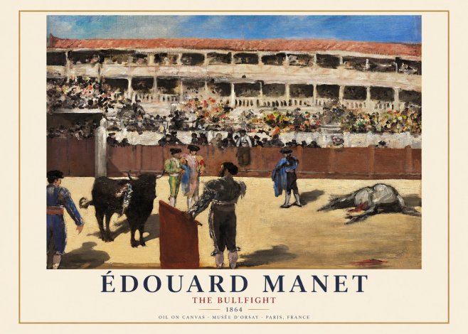 Édouard Manet The Bullfight II No1 - Affiche