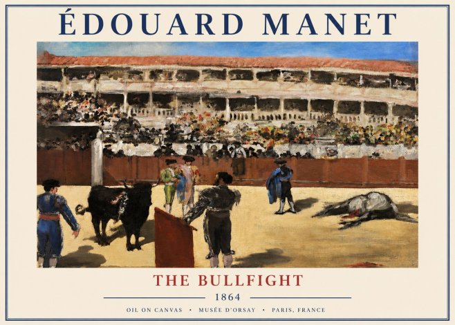 Édouard Manet The Bullfight II No3 - Affiche