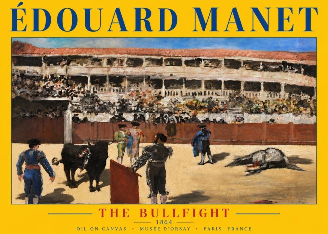 Édouard Manet The Bullfight II No5 - Affiche