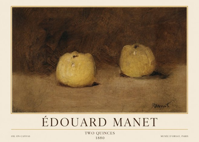 Édouard Manet Two Quinces No1 - Affiche