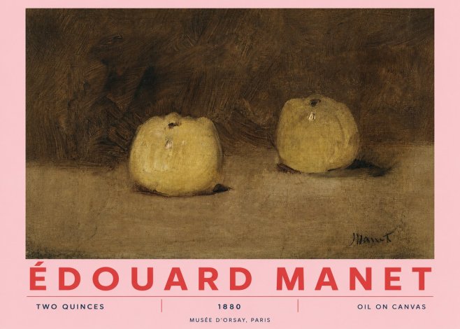 Édouard Manet Two Quinces No2 - Affiche