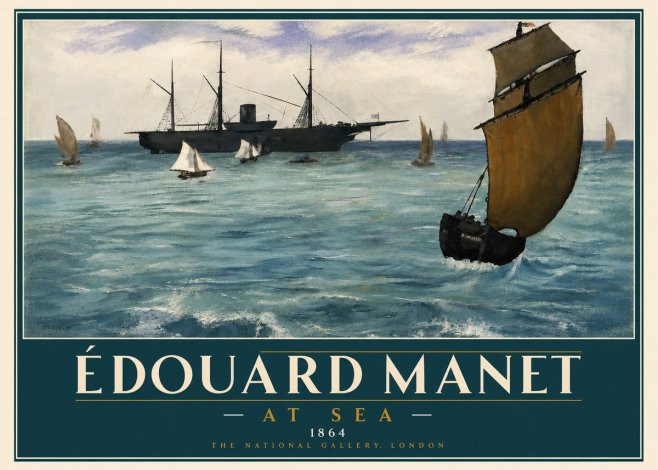 Édouard Manet At Sea No6 - Affiche