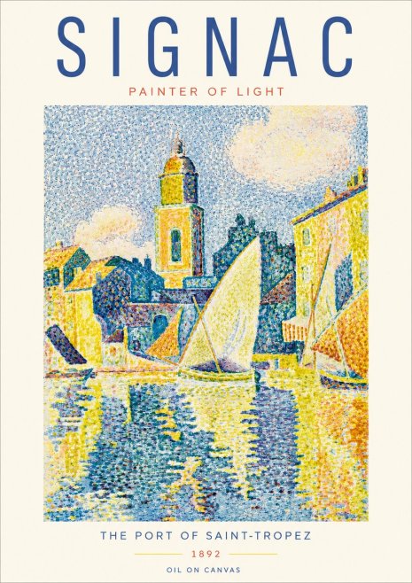 Signac The Port of Saint-tropez No3 - Affiche