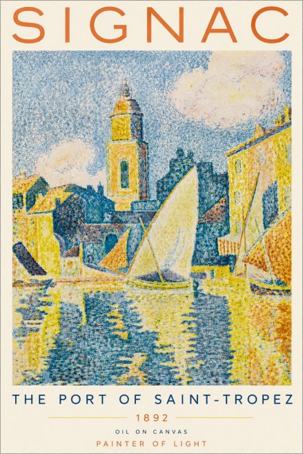Signac The Port of Saint-tropez No4 - Affiche