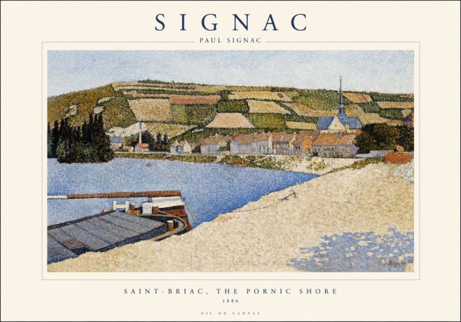 Signac Saint-briac, the Pornic Shore No1 - Affiche
