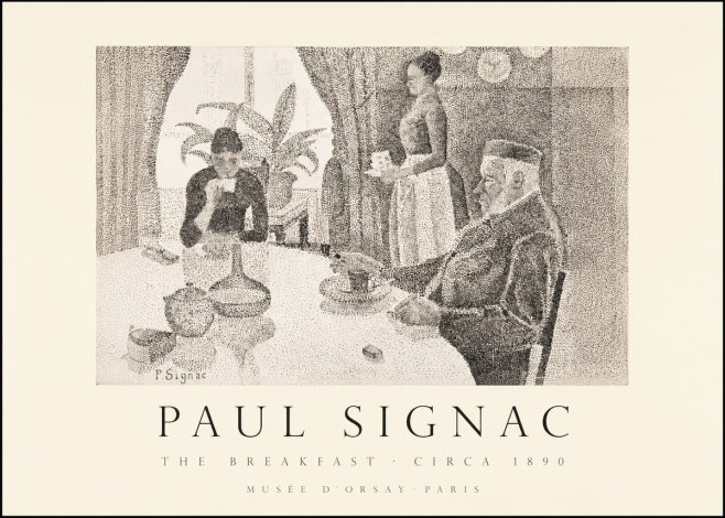 Signac The Breakfast No1 - Affiche