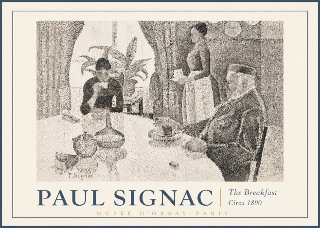 Signac The Breakfast No2 - Affiche