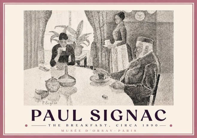 Signac The Breakfast No5 - Affiche