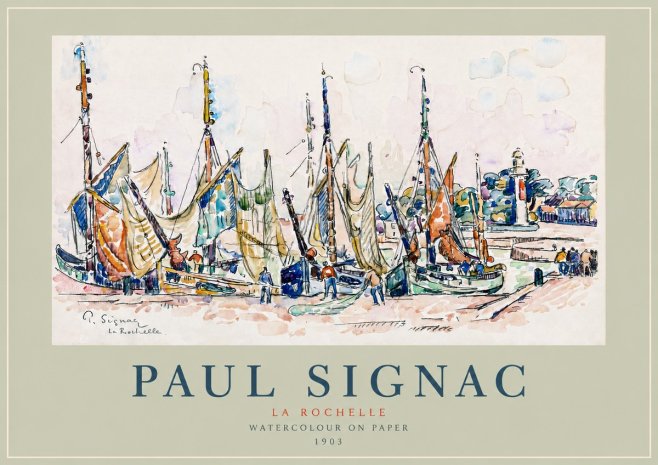 Signac La Rochelle I No2 - Affiche