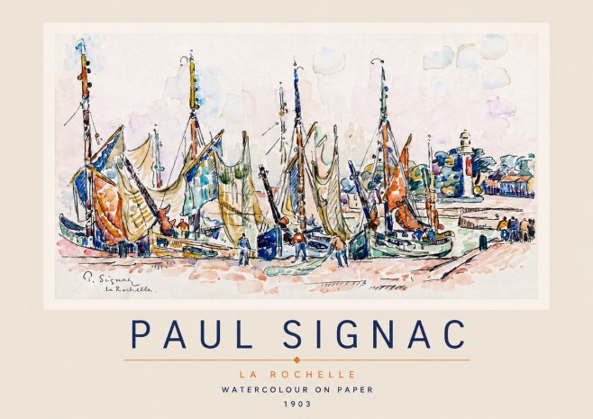 Signac La Rochelle I No3 - Affiche