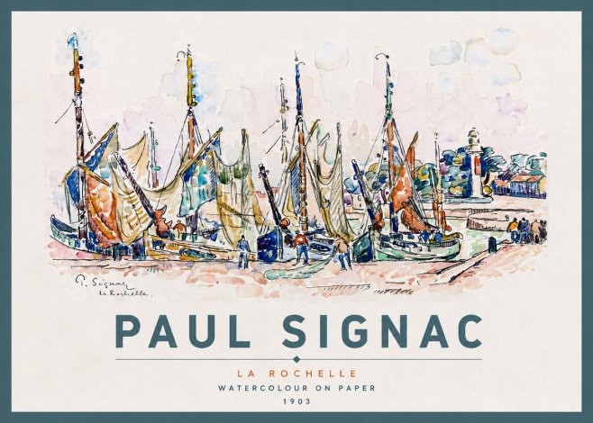 Signac La Rochelle I No4 - Affiche