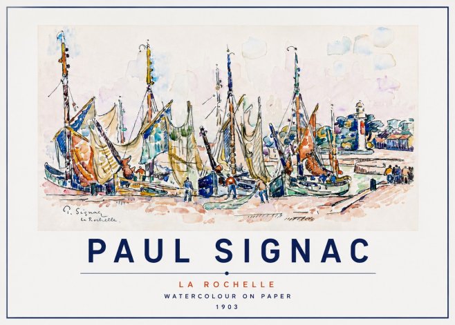 Signac La Rochelle I No5 - Affiche