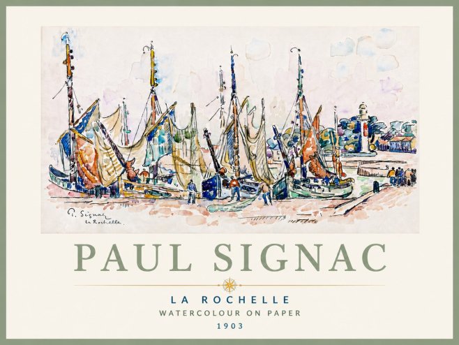 Signac La Rochelle I No6 - Affiche