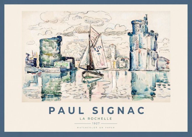 Signac La Rochelle II No2 - Affiche
