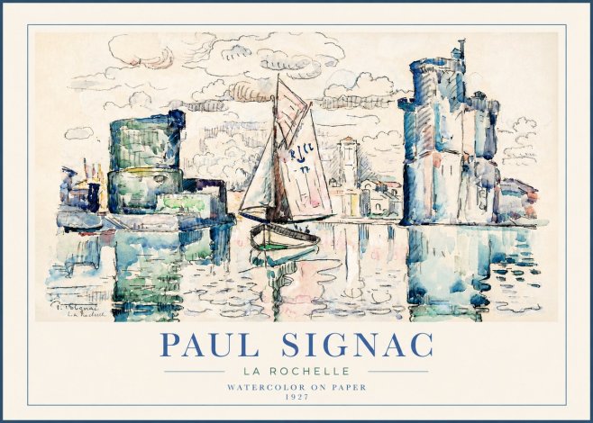 Signac La Rochelle II No5 - Affiche
