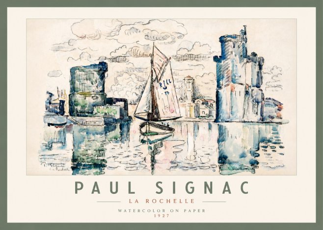 Signac La Rochelle II No6 - Affiche