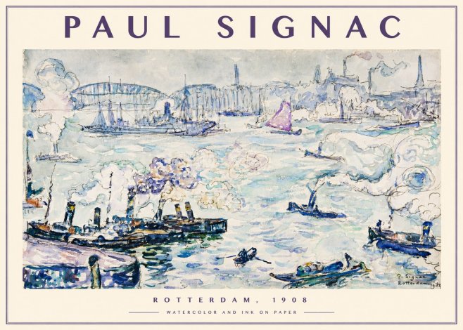 Signac Rotterdam, 1908 No4 - Affiche