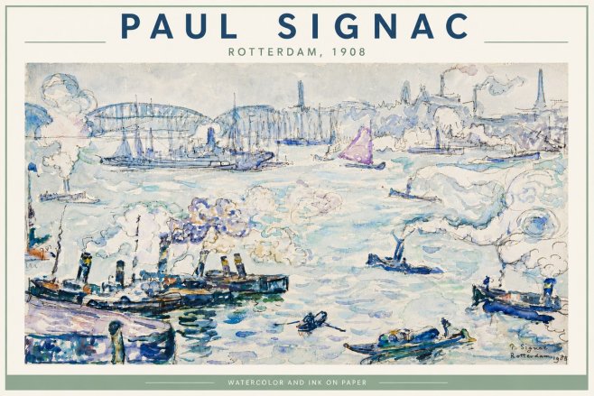 Signac Rotterdam, 1908 No6 - Affiche