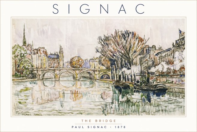 Signac The Bridge I No4 - Affiche