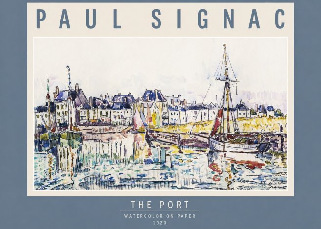 Signac The Port I No3 - Affiche