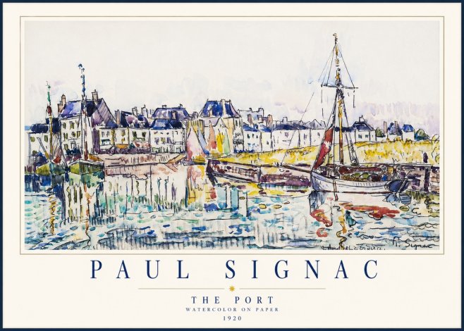 Signac The Port I No4 - Affiche
