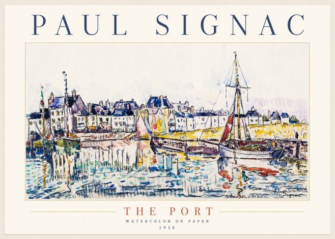 Signac The Port I No5 - Affiche
