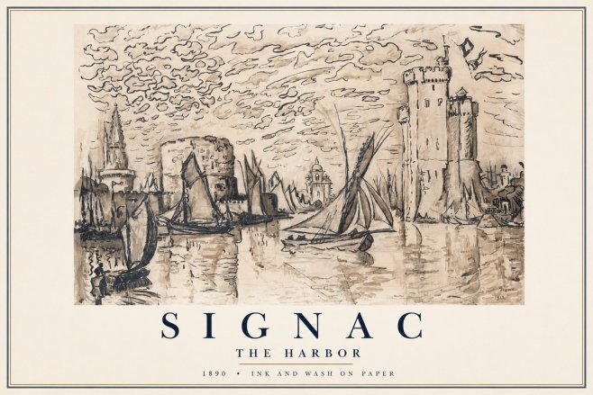 Signac The Harbor II No1 - Affiche