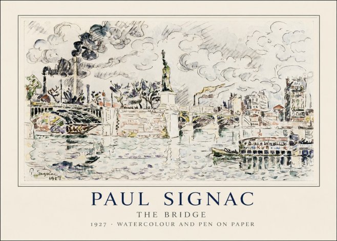 Signac The Bridge II No1 - Affiche