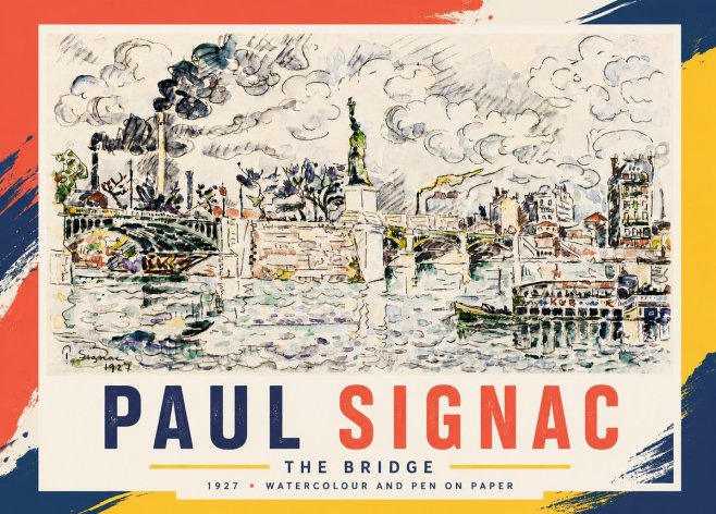 Signac The Bridge II No6 - Affiche